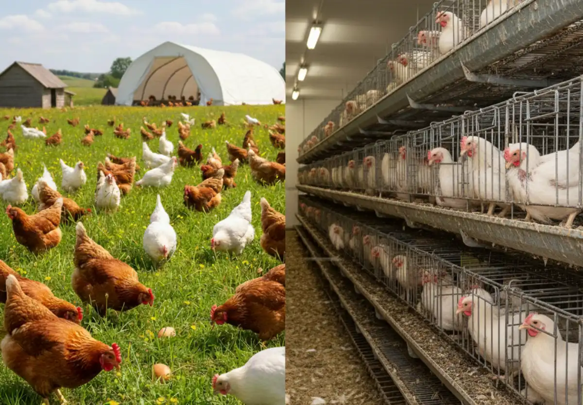 gezen tavuk vs kafes tavukçuluğu